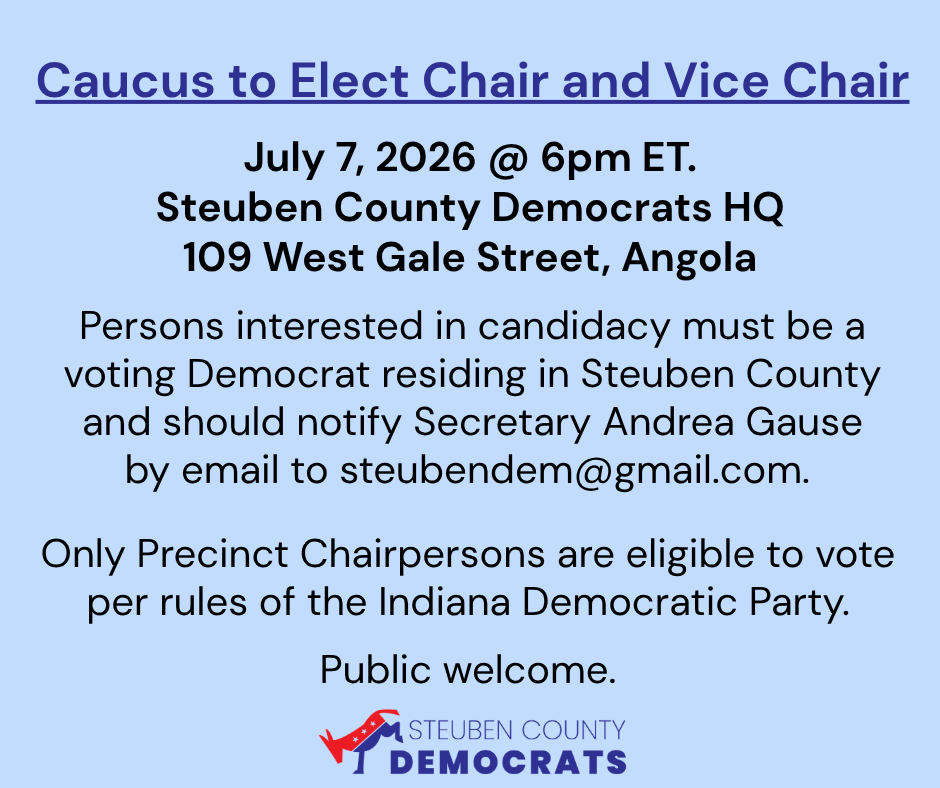 caucus to elect chair and vice chair