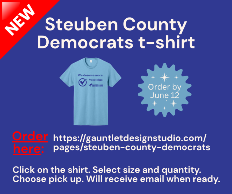 steuben county dems’ t shirt