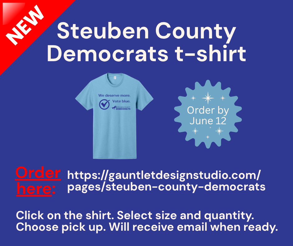 steuben county dems’ t shirt